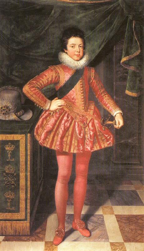 POURBUS, Frans the Younger Portrait of Louis XIII of France at 10 Years of Age china oil painting image